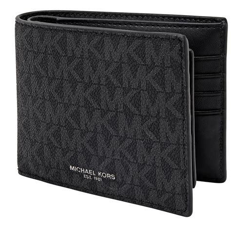 michael kors men's billfold wallet|michael kors slim bifold wallet.